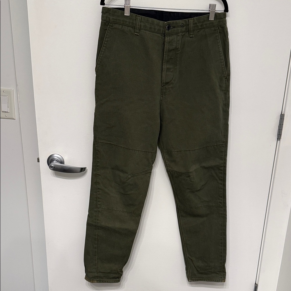 rag & bone Men's Dark Green Cargo Jeans